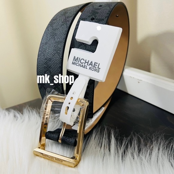 Michael Kors Signature Logo Women’s Belt Small - Picture 3 of 9